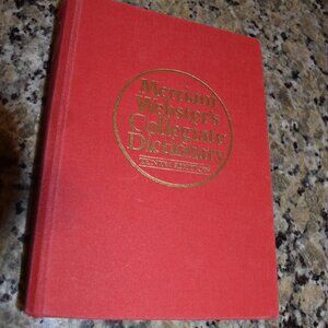 Merriam-Webster's Collegiate Dictionary 10th Edition